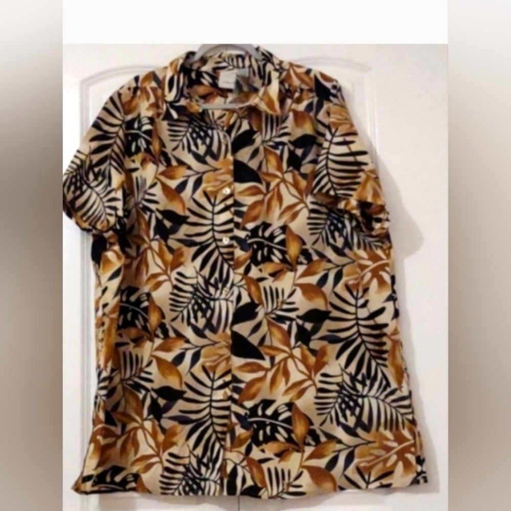 Roman's multicolor blouse 1X New without tags